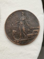 2 CENTESIMI 1908 PRORA RARA