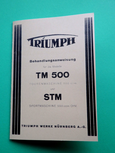 Triumph tm500 und stm twn - triumph,