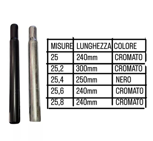 Tubo reggisella per - tubo, bici