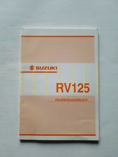 SUZUKI RV 125 2002 manuale uso manutenzione TEDESCO originale 
