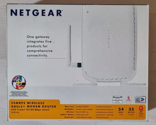 Router netgear dg834g adsl2 - dg834g,, adsl2+