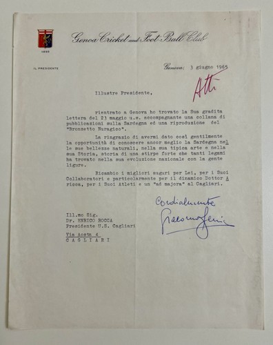 Lettera carta - 03/06/65,