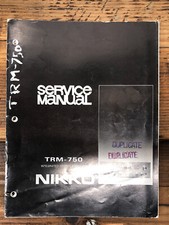 Nikko trm 750 - trm-750, amplificatore
