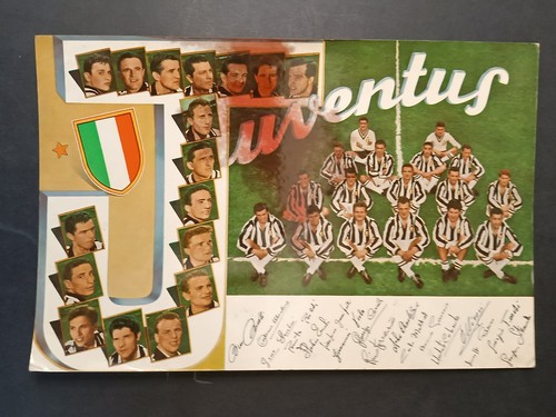 Cartolina squadra juventus - cartolina,