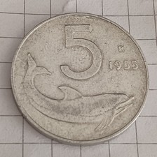 Moneta rarissima 5 Lire anno