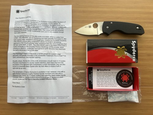 Spyderco 001v knifecenter - spyderco, lil