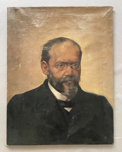 Ritratto uomo olio su - di,