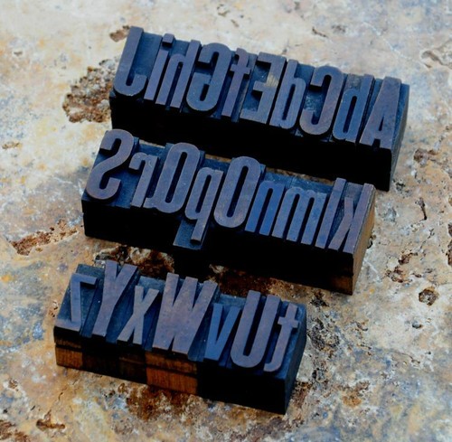 Alfabeto 27mm tipografia - a-z,
