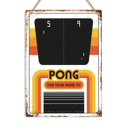 Pong arcade insegna - pong,