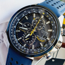 Orologio Uomo Citizen Blue Angels A-T AT8020-03L Eco-Drive Radiocontrollato