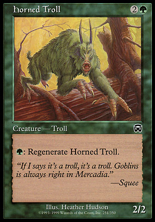 Magic mtg troll - mtg, cornuto