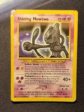 Pokemon Card Shining Mewtwo Neo Destiny 109/105