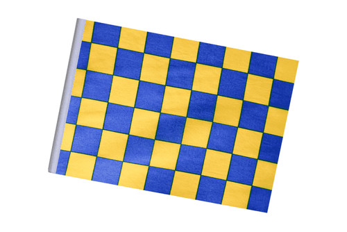 Bandiera piccola quadri blu - bandiera,