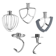 Set 5 accessori acciaio inox
