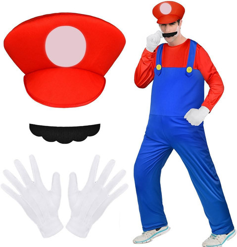 Costume mario adulto - costume, adulto,