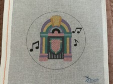 Juke Box Printed Needlepoint