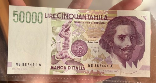 Bernini 50000 lire 1992 - 50000, fior