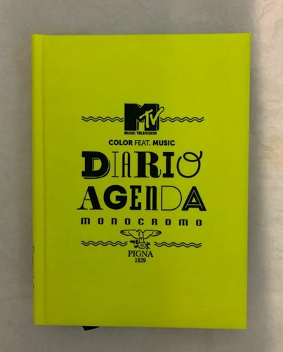 Diario agenda mtv - agenda, monocromo