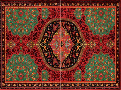 Pannello ceramica mosaico - , di