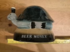 Statua ceramica Guinness tartaruga tartaruga salvadanaio birra birra money box