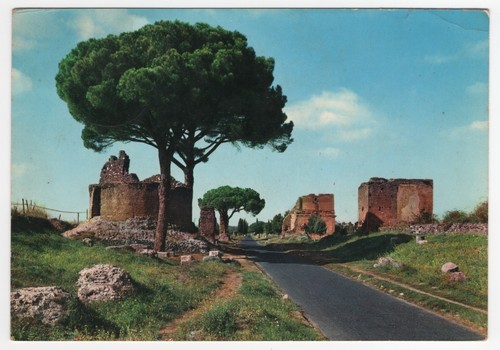 Roma via appia antica tra - via,