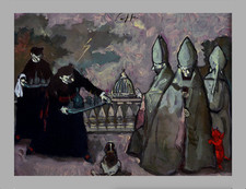 NINO CAFFE': OLIO SU TELA 18X24 CON BELLISSIMA CORNICE IN PERFETTE CONDIZIONI.