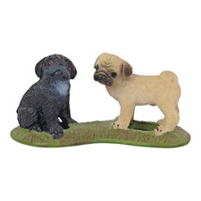 Schleich Baby Pugs on Erb