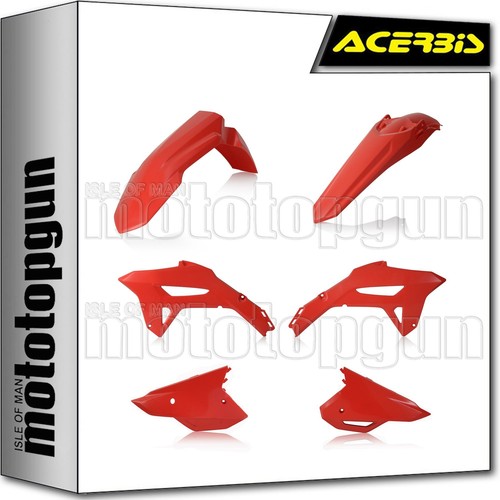 Acerbis kit plastiche rosso - kit,