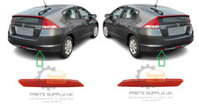 NUOVO PER HONDA INSIGHT 2009 - 2014 PARAURTI POSTERIORE RIFLETTORE SET COPPIA ROSSO
