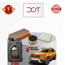 KIT TAGLIANDO 3 FILTRI E OLIO DACIA DUSTER II 1.0 LPG 74KW 101CV DAL 2018 ->