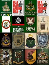 Targhe metalliche Rhodesia