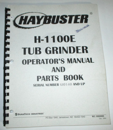 Haybuster 1100e vasca - haybuster, h-1100e