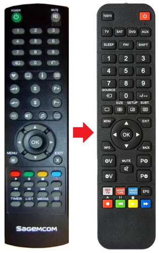 Telecomando adatto per