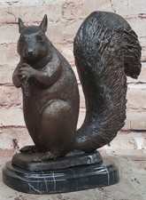 Fatto a Mano Bronzo Scoiattolo