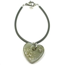 BRACCIALE GOMMA E ACCIAIO