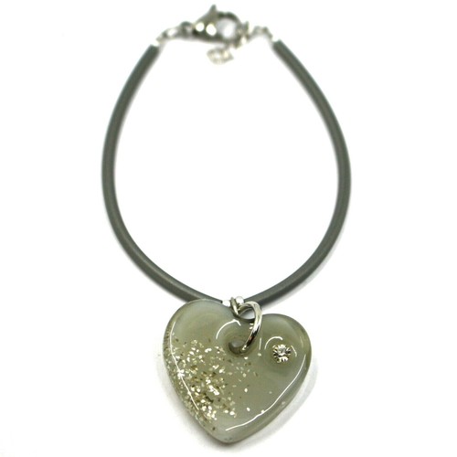 Bracciale gomma acciaio - bracciale, e