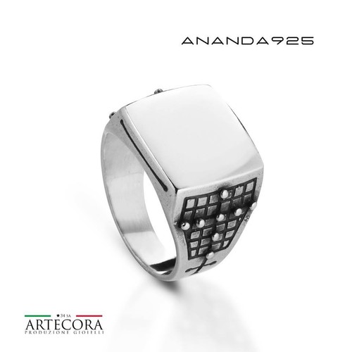 Anello uomo argento - anello, 925%