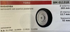 Ruota rasaerba brumar toro - ruota,