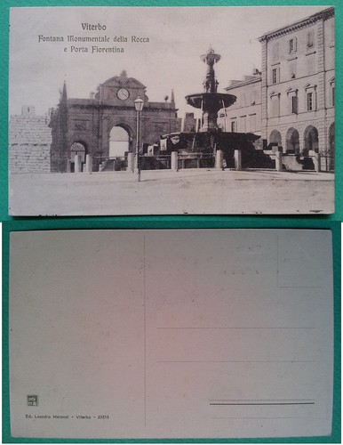 Viterbo fontana monumentale - viterbo,