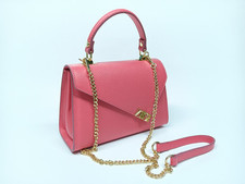 Borsa in pelle artigianale rosa | Design unico | Fatta a mano