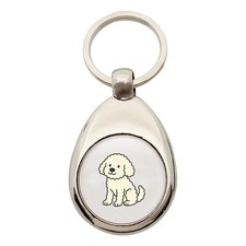 Portachiavi maltipoo fumetto - maltipoo,