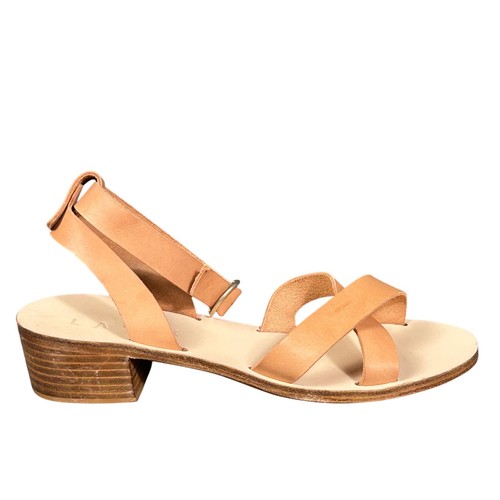 Sandali laiik pelle marrone - laiik,
