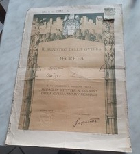 ATTESTATO MINISTRO DELLA