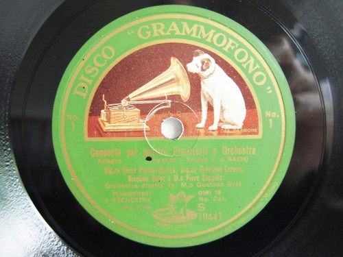 78rpm bach concerto for 4 - concerto,