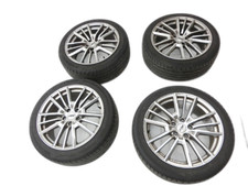 4x ruote complete cerchio alluminio pneumatici estivi 225/45R18 5X112 5.7-6.8mm