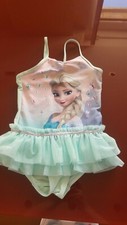Costume mare Frozen intero bimba color verde acqua taglia 2 - 4  anni nuovo