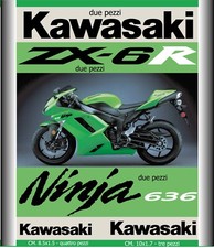 Kit adesivi zx6r - adesivi, kawasaki