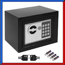 Cassaforte a Muro Elettronica con Combinazione da Incasso Armadio Mobile Chiavi