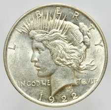 STATI UNITI -AG/ 1 $ DOLLARO DOLLAR 1922 PEACE