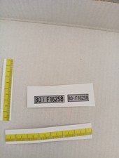 N. 1 coppia Di Targhe  adesive